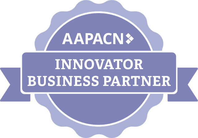 A A P A C N B P Badges Innovator logo